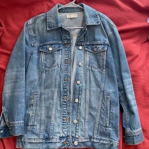 Madewell Oversized Jean Jacket size S